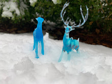 Load image into Gallery viewer, Magical Wizarding Christmas Ornament/ Stag and Does Protective Spell/ Fantasy Decoration/ Nerdy Christmas Gift Set/ Always/ Bookworm Gift