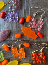 Load image into Gallery viewer, Gummy Bear Earrings/ Novelty Earrings/ Candy Accessories/ Quirky/ Candy Store Girl
