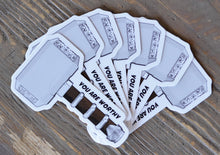 Load image into Gallery viewer, Thor Hammer Sticker/ Waterproof Mjolinir/ Nerdy Stickers/ Norse Mythology/ Superheroes
