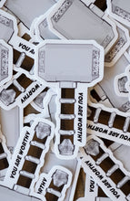 Load image into Gallery viewer, Thor Hammer Sticker/ Waterproof Mjolinir/ Nerdy Stickers/ Norse Mythology/ Superheroes