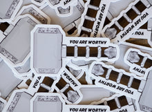 Load image into Gallery viewer, Thor Hammer Sticker/ Waterproof Mjolinir/ Nerdy Stickers/ Norse Mythology/ Superheroes