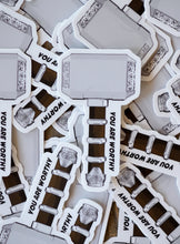 Load image into Gallery viewer, Thor Hammer Sticker/ Waterproof Mjolinir/ Nerdy Stickers/ Norse Mythology/ Superheroes
