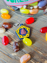Load image into Gallery viewer, Fudge Frog Charm/ Zipper Puller Slider/ Bookish Merch/ Fantasy Accessories/ Bracelet Charm/ Magical Witchy