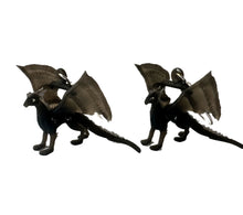 Load image into Gallery viewer, Black Dragon Earrings
