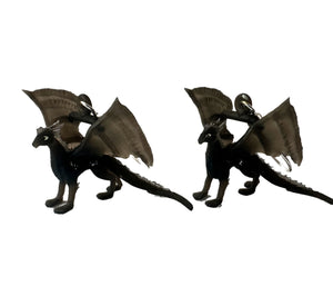 Black Dragon Earrings