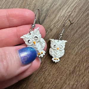 Snowy Owl Earrings