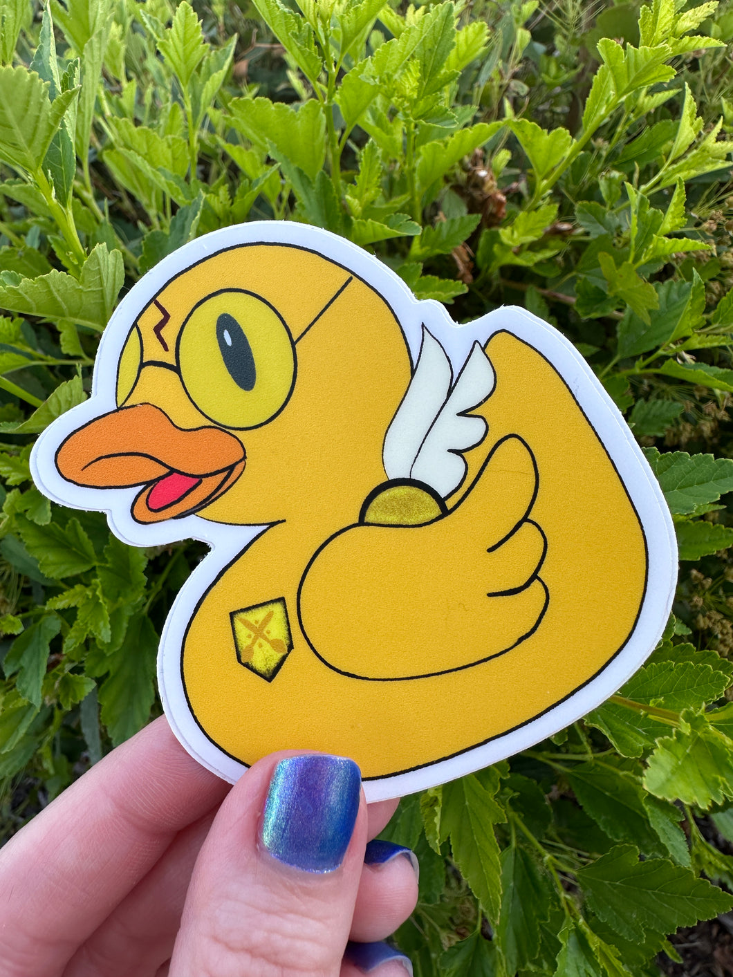 The Ducky Who Lived Waterproof Sticker