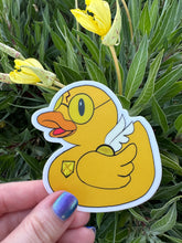 Load image into Gallery viewer, The Ducky Who Lived Waterproof Sticker
