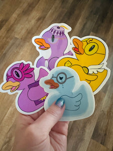 Dumbleduck Character Waterproof Sticker