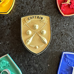 Wizarding Captain Badge/Wizarding Pin/ Magical Accessory/ Book Replica/Wizarding Student/ Book Replica/ Bookworm gift/ Nerd Gift/ Witch