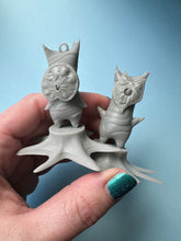 Load image into Gallery viewer, Paint Your Own Leaf Spirits: Cozy Gamer Miniature or Ornament
