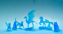 Load image into Gallery viewer, Happiness Spell Mini Miniatures Series 2: Blue Fantasy Animal Super Small Magical Creatures
