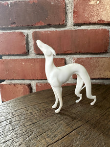 Friends Merch Figurine/ Pat the Dog/ White Greyhound/ Joey's Dog/ Friends TV Show Gift/ Pop Culture Christmas Ornament/ TV Show/ Replica