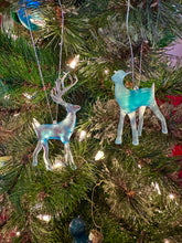 Load image into Gallery viewer, Stag and Doe Happiness Spell Christmas Ornament
