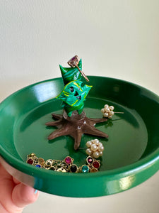 Surprise Leaf Figurine Ring Dish |  Cozy Gamer Jewelry Plate | Yahaha You Found Me