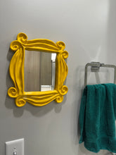 Load image into Gallery viewer, Yellow Friends Frame Mirror | Friends Themed Gift | Decorative Housewarming
