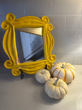 Load image into Gallery viewer, Yellow Friends Frame Mirror | Friends Themed Gift | Decorative Housewarming
