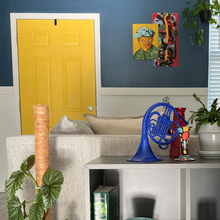 Load image into Gallery viewer, Fully 3D Blue French Horn | Legen wait for it Dary | HIMYM | Proposal Prop
