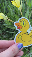 Load and play video in Gallery viewer, The Ducky Who Lived Waterproof Sticker
