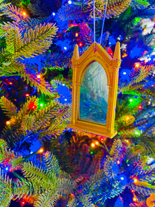 Mirror of Desire Photo Frame Christmas Ornament/ Nerdy Fantasy Tree/ Bookish/ Magical Objects