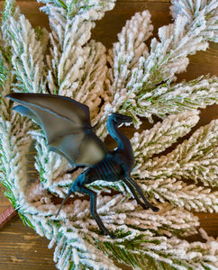 Skeleton Horse Christmas Ornament/ Magical Creatures/ Fantasy Decor/ Dark Arts Animal/ Fantasy Minatures