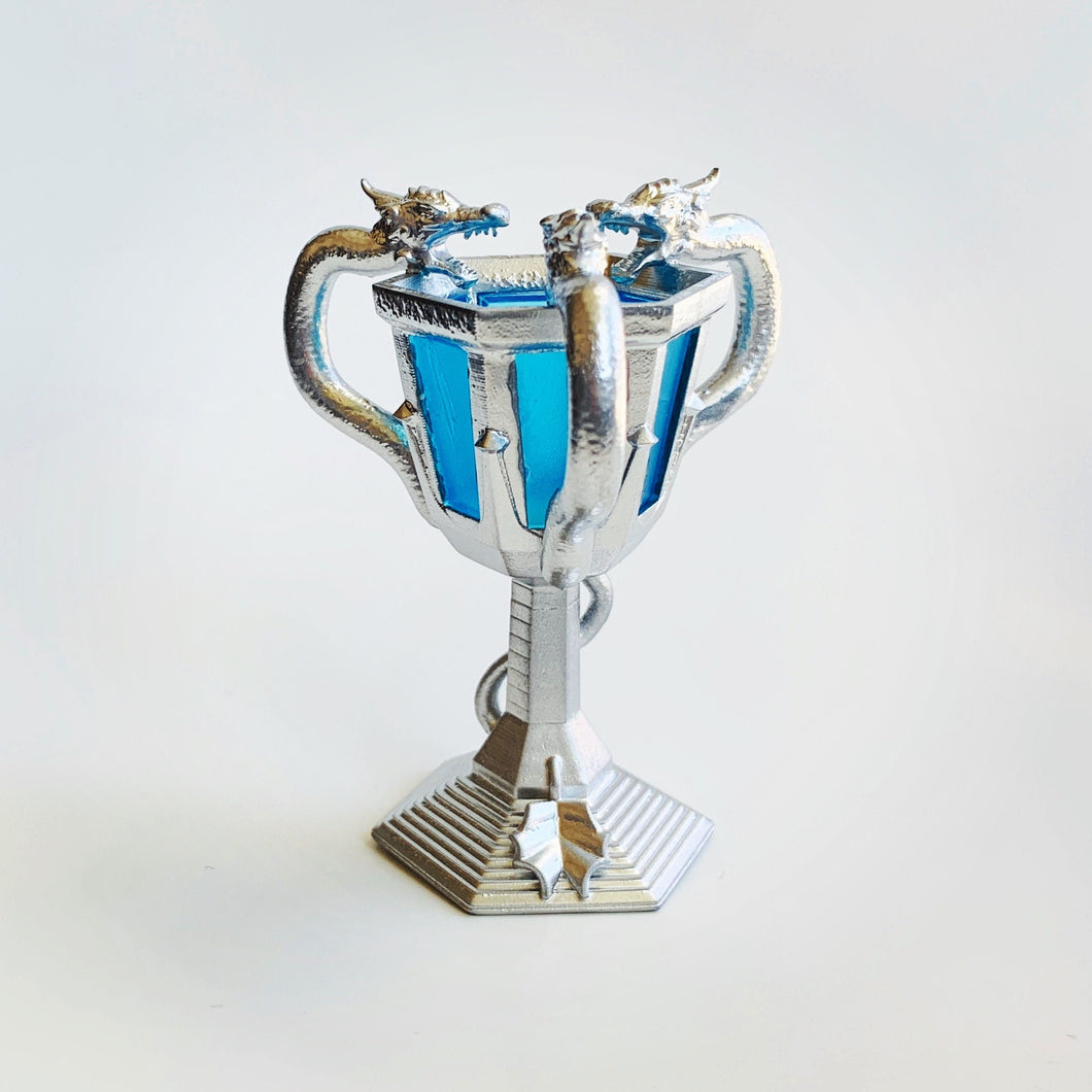 Wizarding Competition Cup Miniature/ Book Replica/  Bookshelf decor/ Game Night Trophy/Fantasy Christmas Ornament/ Dragon Goblet