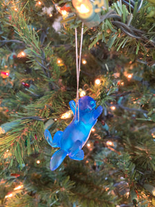Magical Wizarding Christmas Ornament/ Otter Protective Spell / Magical Creatures/ Bookshelf Decor/ Fantasy Miniature/ Fandom Christmas/ Nerd