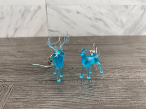 Stag Protective Spell Earrings/ Doe/ Always/ Lily and James / Spirit Animal / Theme Park Accessories / Fantasy Nerd Earrings Jewelry