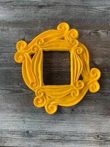 Friends Frame/ Friends Door Frame/ Peephole Yellow Frame/ Decor/ Housewarming Gift/ The One Where