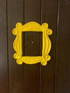 Friends Frame/ Friends Door Frame/ Peephole Yellow Frame/ Decor/ Housewarming Gift/ The One Where