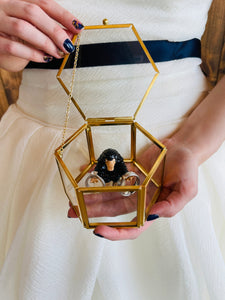 Fantasy Wedding Ring Box/ Geek Proposal Box/ Nerd Engagement Ring box/ Ring Bearer/ Ceremony Box/ Fantasy themed wedding/ Nerd Trinket Box