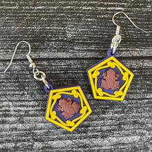 Load image into Gallery viewer, Fudge Frog Earrings/ Wizarding Earrings/ Candy Jewelry/ Quirky Accessories/ Food Dangle Earrings/ Cosplay/ Fandom Gift/ Nerdy
