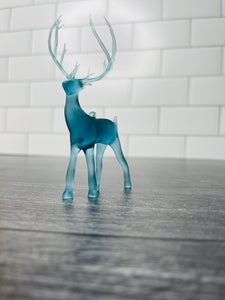 Dark Magic Stag Ornament/ Dark Protective Spell/ Corrupted Soul/ Fantasy Figurine/ Bookish Art Decor/ Bookworm gift